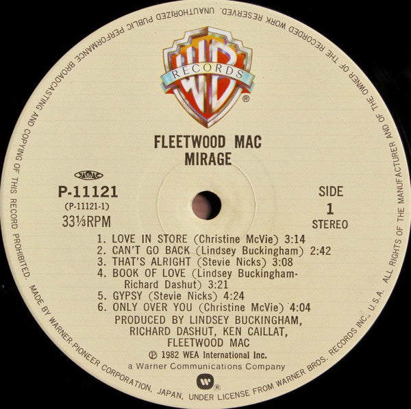 Fleetwood Mac - Mirage (LP, Album)