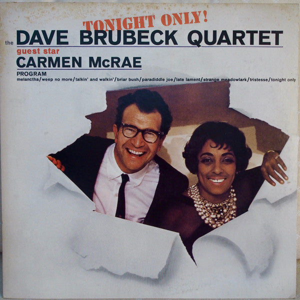 The Dave Brubeck Quartet, Carmen McRae - Tonight Only! (LP, Album)