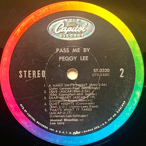 Peggy Lee - Pass Me By (LP, Album, Los)