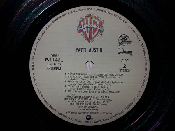 Patti Austin - Patti Austin (LP, Album)