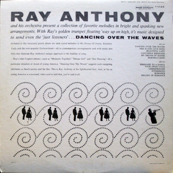 Ray Anthony & His Orchestra - Dancing Over The Waves (LP, Album, Mono)