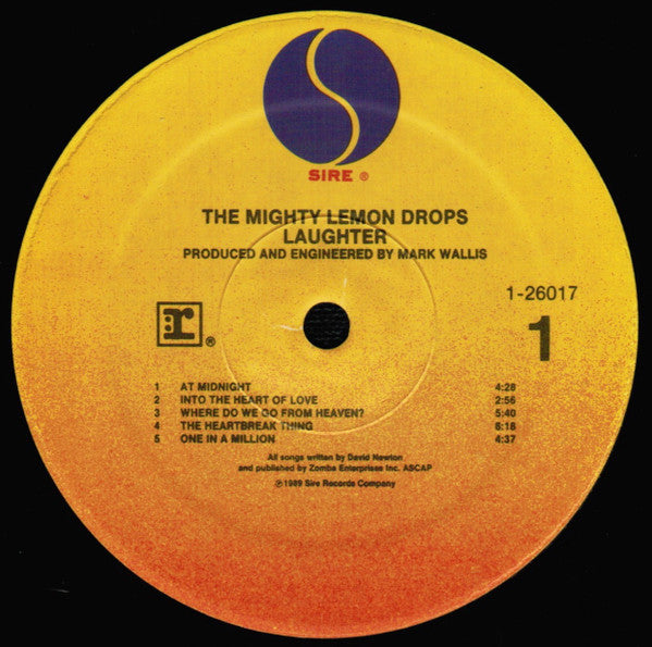 The Mighty Lemon Drops - Laughter (LP, Album, Spe)