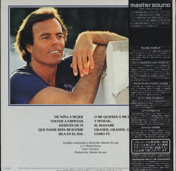 Julio Iglesias - De Niña A Mujer (LP, Album, Gat)