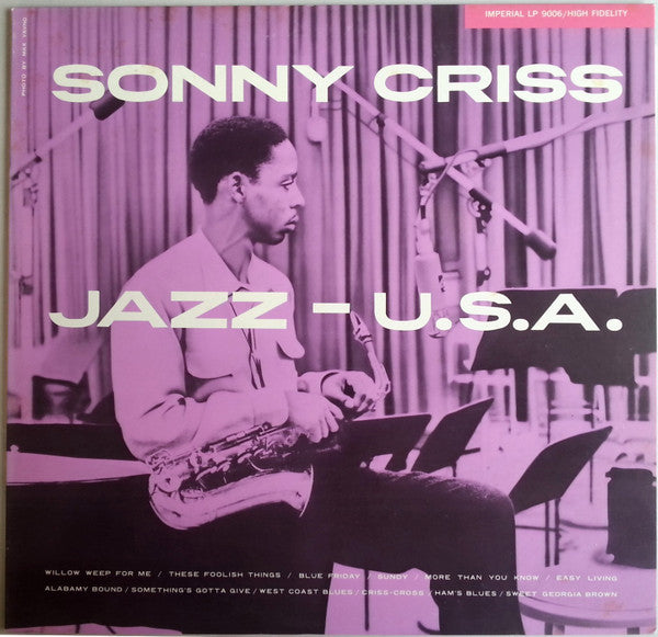 Sonny Criss - Jazz - U.S.A. (LP, Album, Mono, RE)