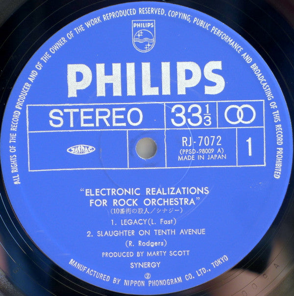 Synergy (3) - Electronic Realizations For Rock Orchestra(LP, Album,...