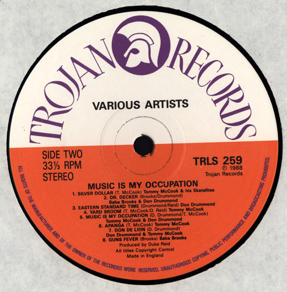 Various - Music Is My Occupation (LP, Comp)