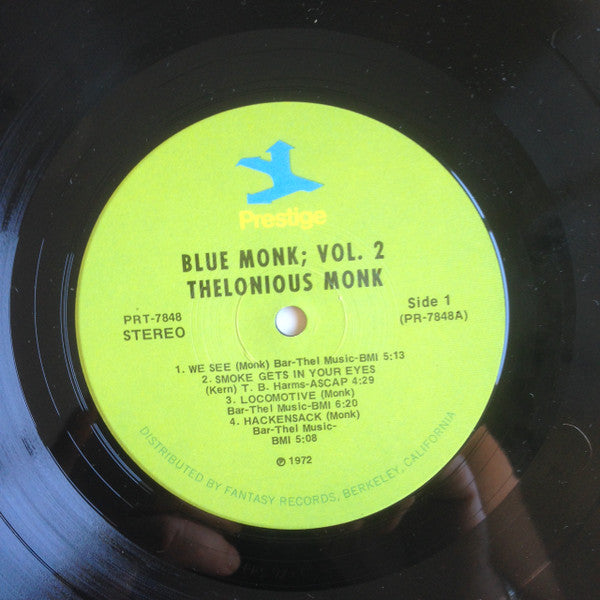 Thelonious Monk - Blue Monk, Vol. 2 (LP, Comp, RM)