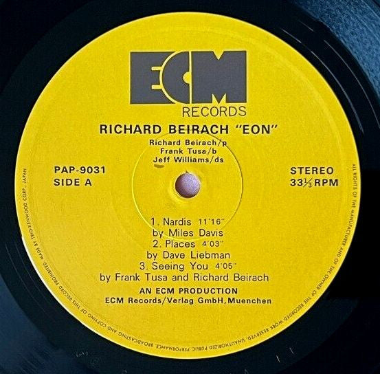 Richard Beirach - Eon (LP, Album)