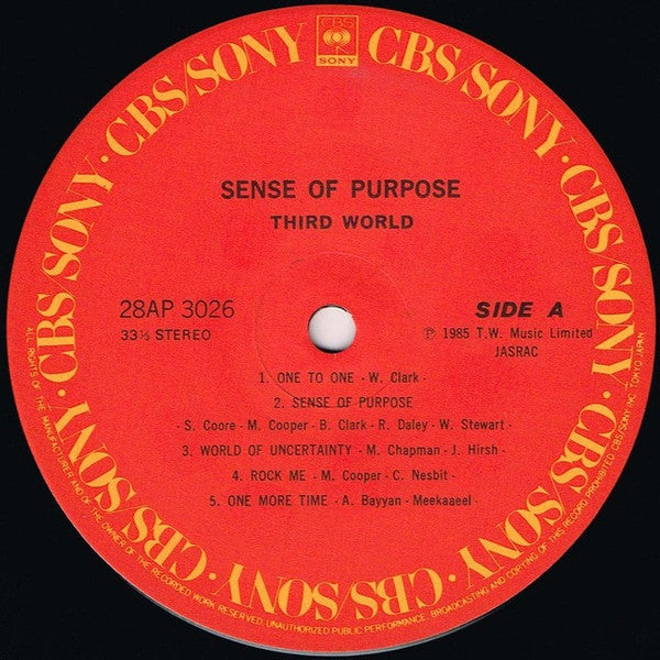 Third World - Sense Of Purpose (LP, Album)