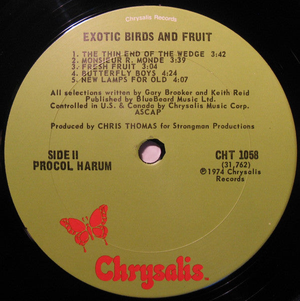 Procol Harum - Exotic Birds And Fruit (LP, Album, San)