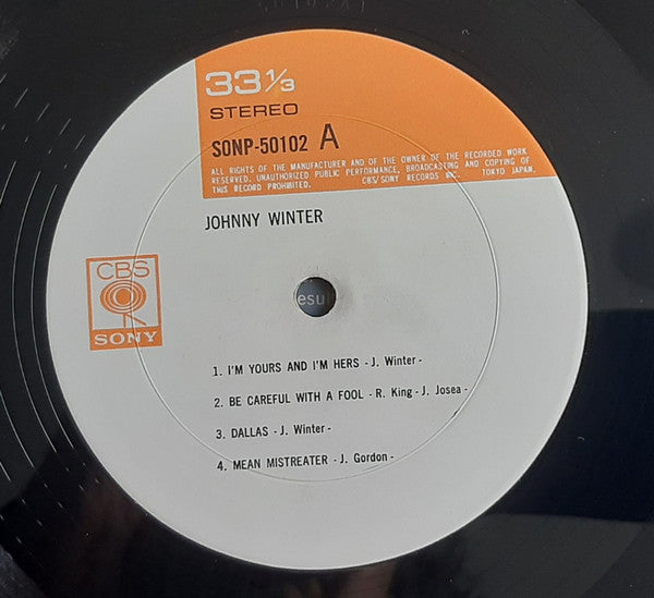 Johnny Winter - Johnny Winter (LP, Album)