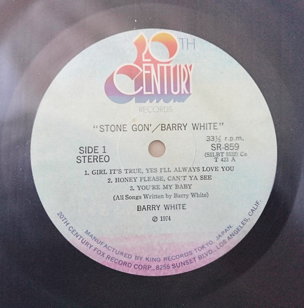 Barry White - Stone Gon' (LP, Album)