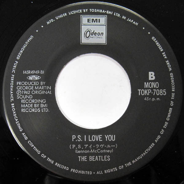 The Beatles - Love Me Do (7"", Mono)