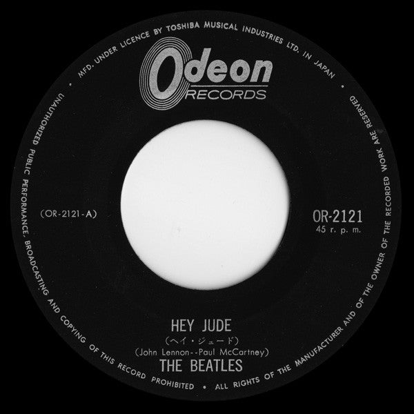 The Beatles - Hey Jude / Revolution (7"", Single, Mono)