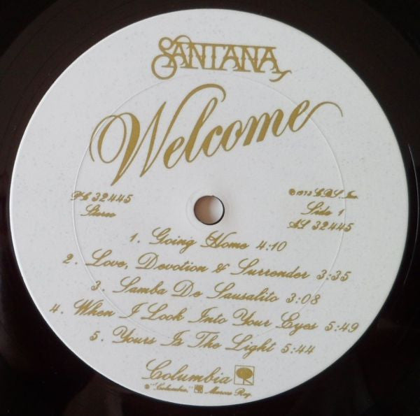 Santana - Welcome (LP, Album, RE, Gat)