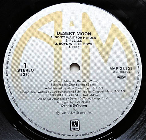 Dennis DeYoung - Desert Moon (LP, Album)