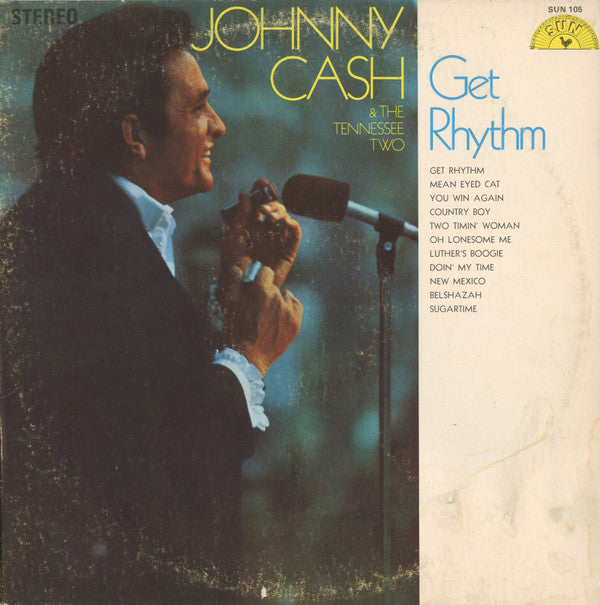 Johnny Cash & The Tennessee Two - Get Rhythm (LP, Comp, RE)