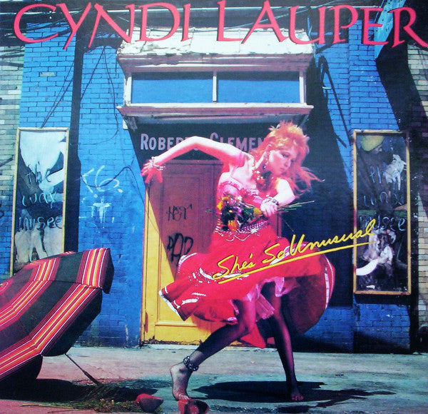 Cyndi Lauper - She's So Unusual (LP, Album, Pit)