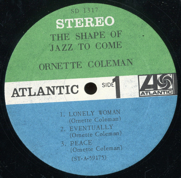 Ornette Coleman - The Shape Of Jazz To Come (LP, Album, RE)