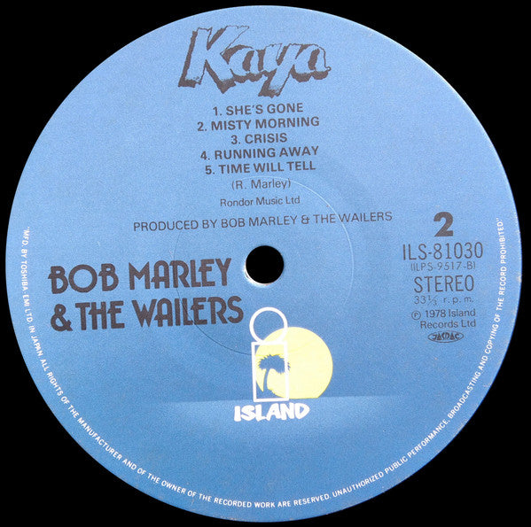 Bob Marley & The Wailers - Kaya (LP, Album)