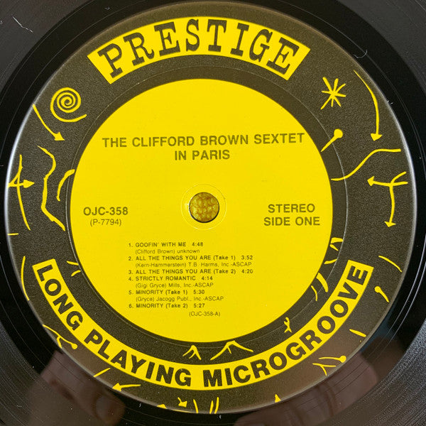 Clifford Brown Sextet - The Clifford Brown Sextet In Paris(LP, Comp...