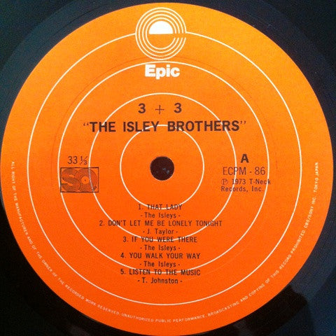 The Isley Brothers - 3 + 3 (LP, Album, Quad)