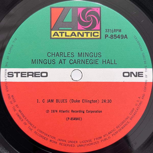 Charles Mingus - Mingus At Carnegie Hall = ミンガス・アット・カーネギー・ホール(LP, A...