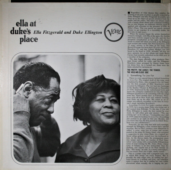 Ella Fitzgerald And Duke Ellington - Ella At Duke's Place (LP, Album)