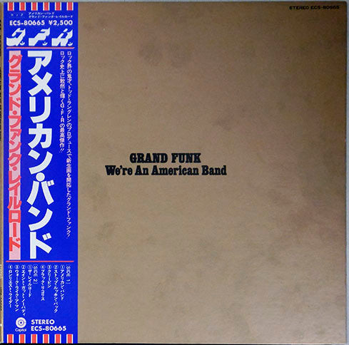 Grand Funk* - We're An American Band (LP, Album, RE, Gat)
