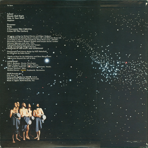 Supertramp - Crime Of The Century (LP, Album, RE)