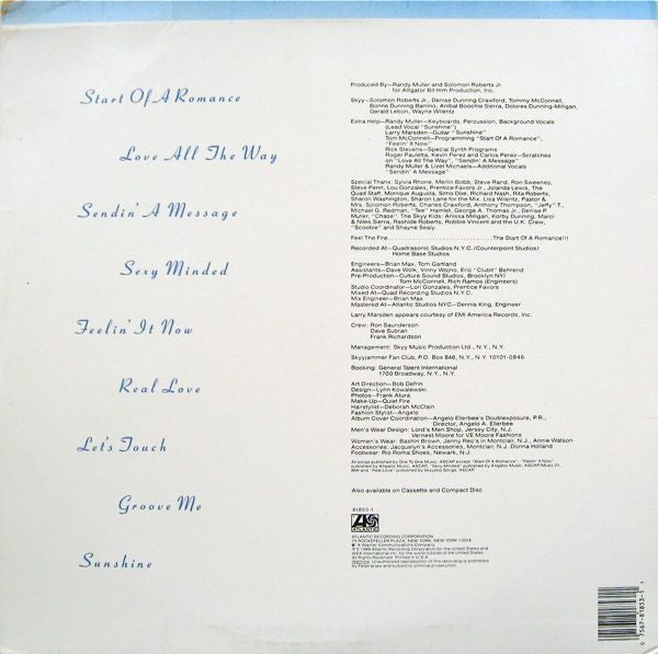 Skyy - Start Of A Romance (LP, Album, AR)