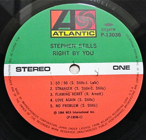 Stephen Stills - Right By You (LP, Album)
