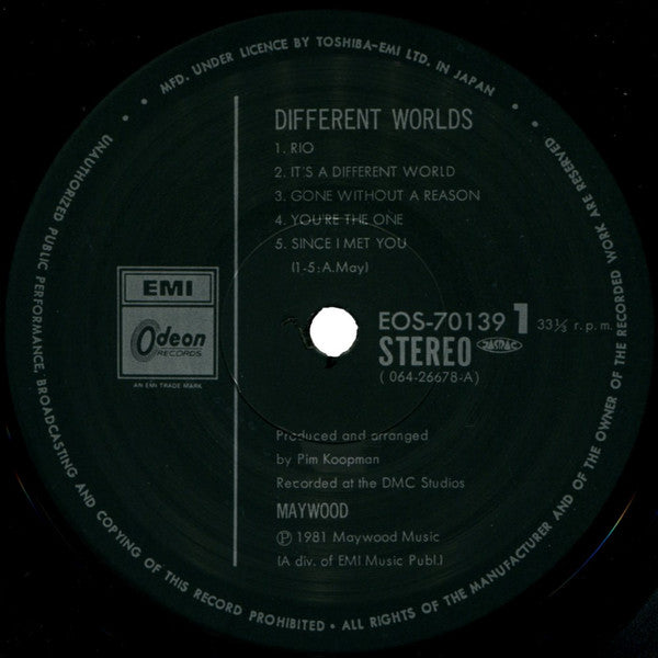 Maywood - Different Worlds (LP, Album)