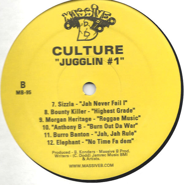 Various - Culture Jugglin Vol. 1 (LP, Comp)