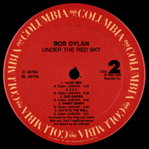 Bob Dylan - Under The Red Sky (LP, Album)