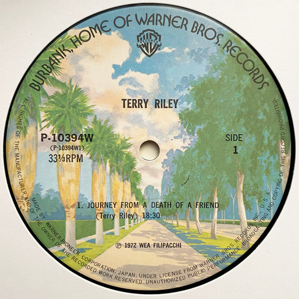 Terry Riley - Happy Ending (LP, Album, RE)