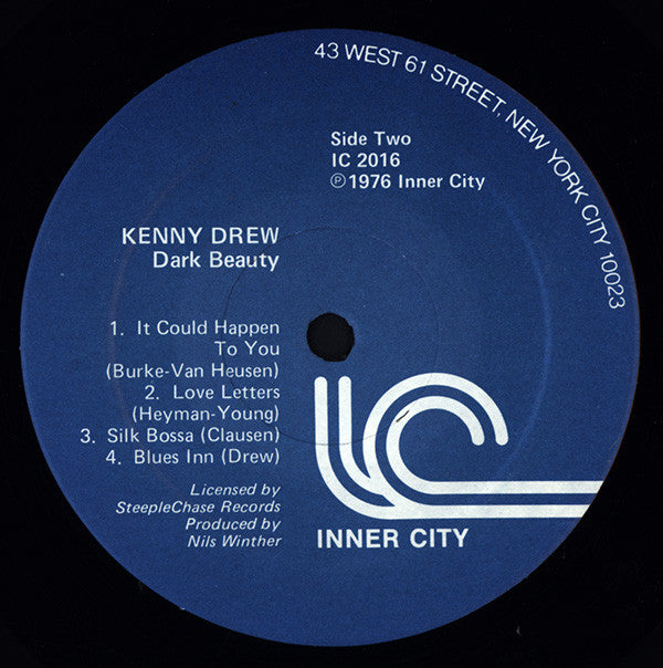 Kenny Drew Trio* - Dark Beauty (LP, Album, RE, Blu)