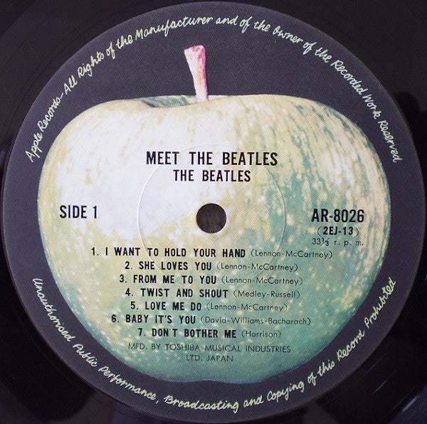 The Beatles - Meet The Beatles! (LP, Album, Mono, RE)