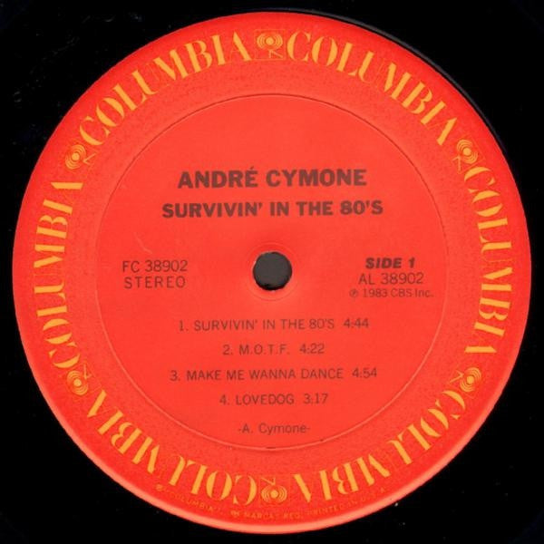 André Cymone - Survivin' In The 80's (LP, Album, Pit)