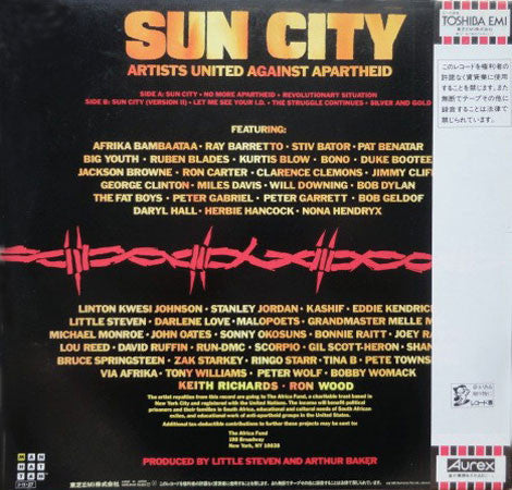 Artists United Against Apartheid - Sun City (LP, Album)