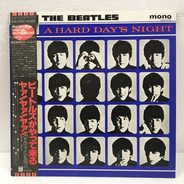 The Beatles - A Hard Day's Night (LP, Album, Mono, RE, Red)