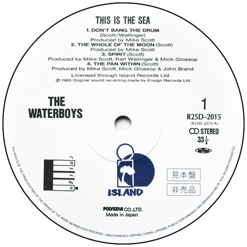 The Waterboys - This Is The Sea (LP, Album, Promo)