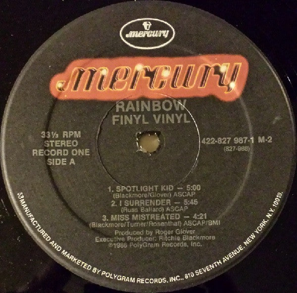 Rainbow - Finyl Vinyl (2xLP, Comp)