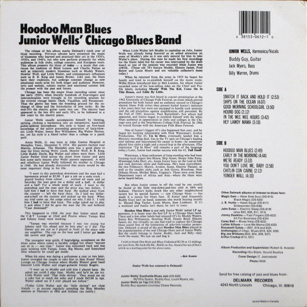 Junior Wells' Chicago Blues Band - Hoodoo Man Blues(LP, Album, RE, RP)