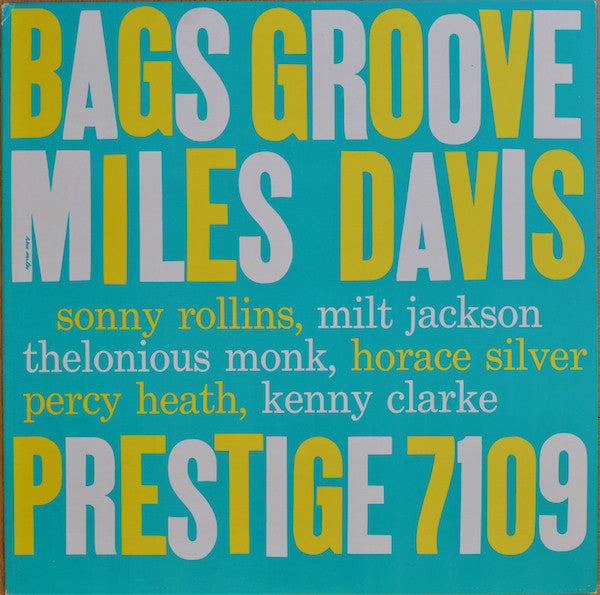 Miles Davis - Bags Groove (LP, Album, Comp, Mono, RE)