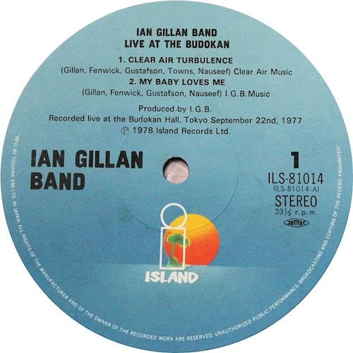 Ian Gillan Band - Live At The Budokan (LP, Album, Gat)