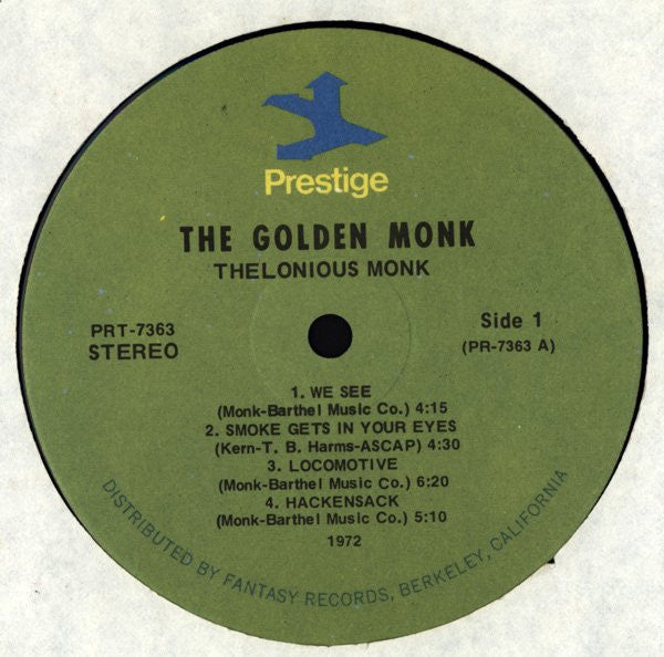 Thelonious Monk - The Golden Monk (LP, Album, RE)