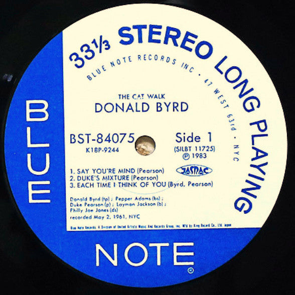 Donald Byrd - The Cat Walk (LP, Album, Ltd, RE)