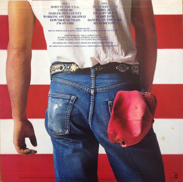 Bruce Springsteen = ブルース・スプリングスティーン* - Born In The U.S.A. (LP, Album)