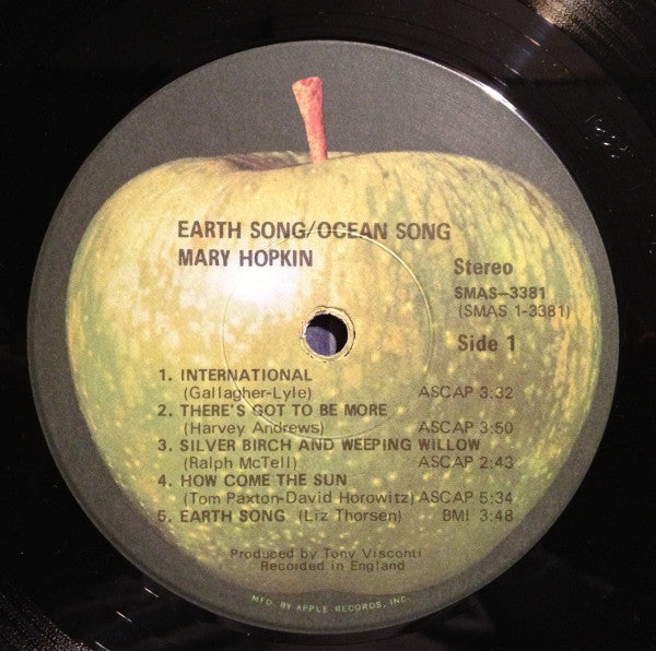 Mary Hopkin - Earth Song / Ocean Song (LP, Album, Gat)